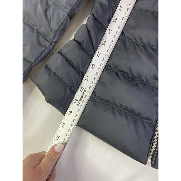 ZARA Puffer Coat Jacket, Size Small, Zipper Pockets, Fitted, Black, Outerwear - Picture 5 of 8